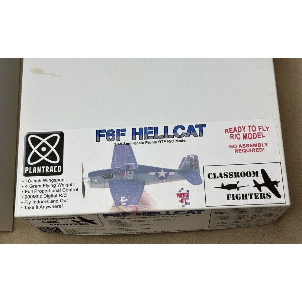 Plantraco F6F Hellcat 1/48 Semi-Scale Profile RTF R/C Model Plane